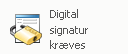 Ikon for Digital signatur obligatorisk