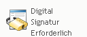 Symbol „Digitalsignatur erforderlich“
