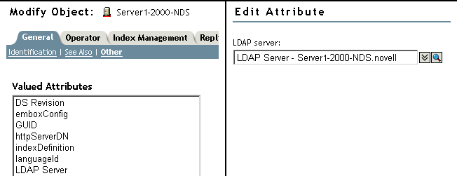 LDAP Server attribute