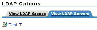 An LDAP Server object