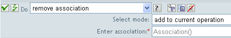 Remove association