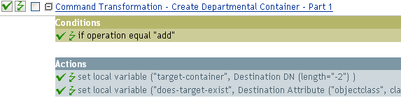 Policy to create departmental container part 1