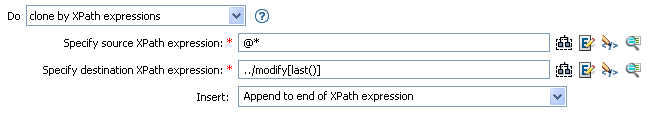 Clone by XPath expression