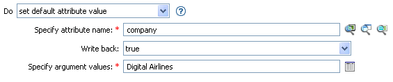 Set default attribute value