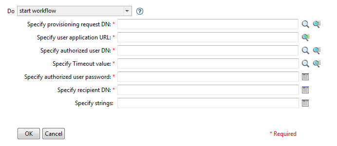 Start workflow