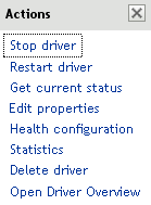 Editing the driver properties
