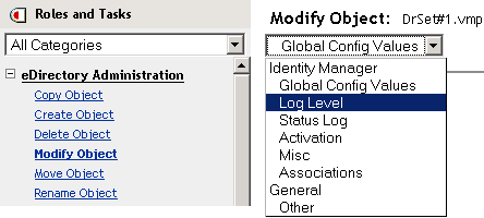The Log Level option