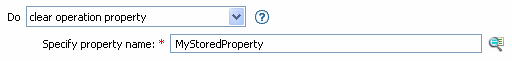 Clear operation property