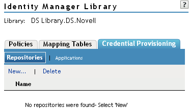 Adding a repository or application object to a library