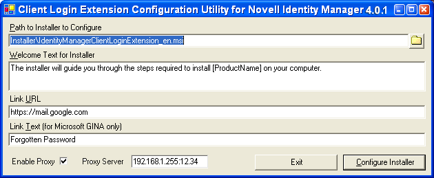 Launching the IDM CLE Configuration utility