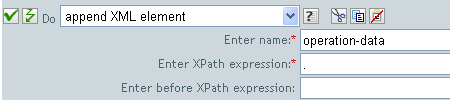 Append XML element