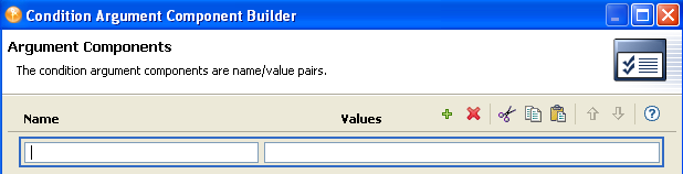 Condition Argument Component Builder