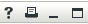 The four buttons on a typical portlet title bar