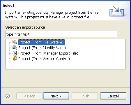 Importing from the file system