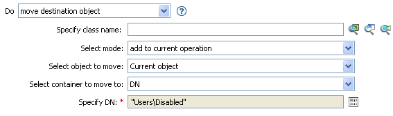 Move destination object