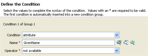 Define the condition