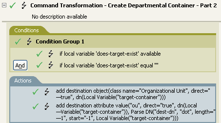 Create departmental container part 2