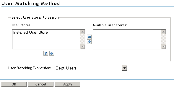 SAML 1.1 User Matching Method