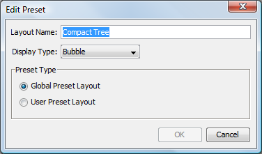 Edit Preset Dialog Box