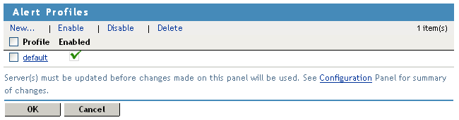 Configuring Alerts