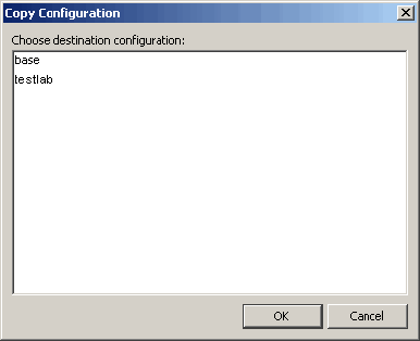 Copy Configuration Dialog Box