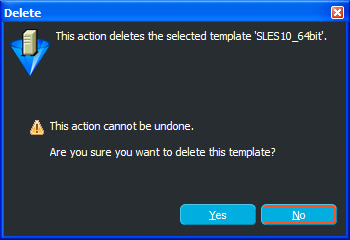 Delete Confirmation Dialog Box