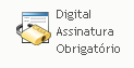 Ícone Assinatura Digital Necessária 